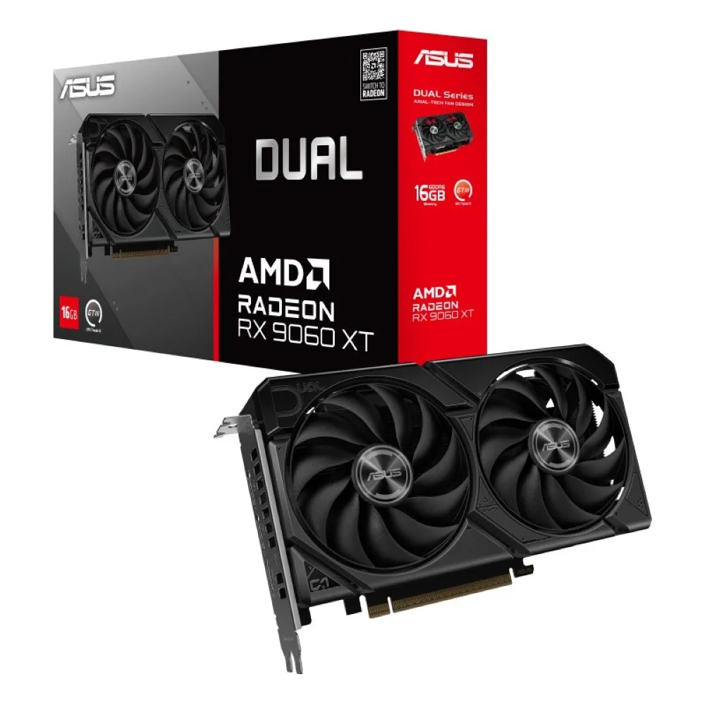 ASUS Dual Radeon RX 9060 XT 16GB GDDR6