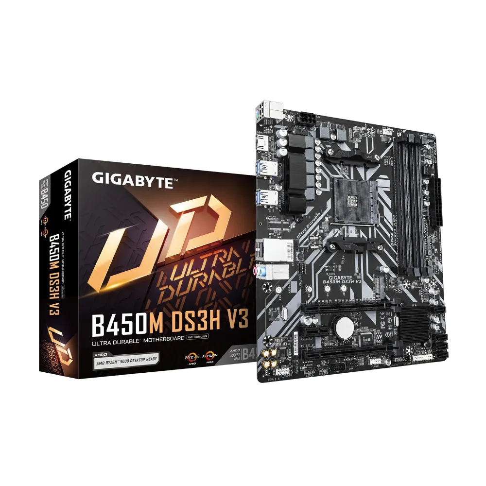 AMD B450 Ultra Durable Motherboard with Realtek®