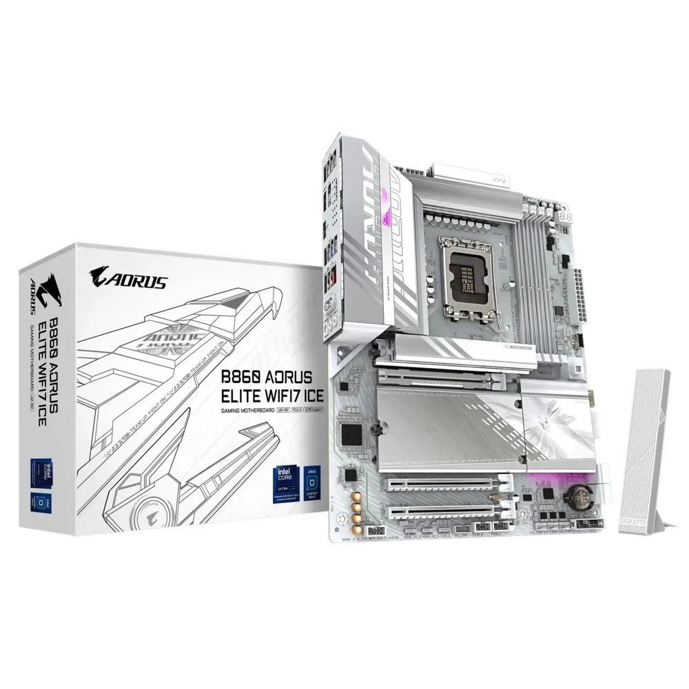 Gigabyte B860 AORUS Elite WIFI7 ICE Motherboard